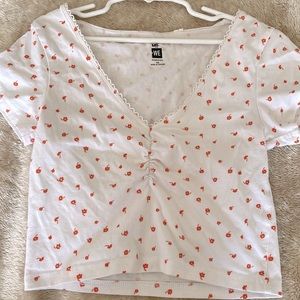 Pretty Orange & White shirt